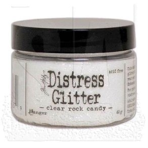 Tim Holtz Distress Glitter - Clear Rock Candy