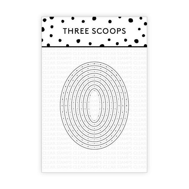 Three Scoops - Die - Oval - TSCD0014
