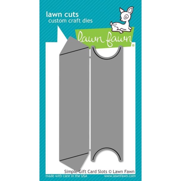 Lawn Fawn - Die - Simple Gift Card Slots/Gavekort-holder