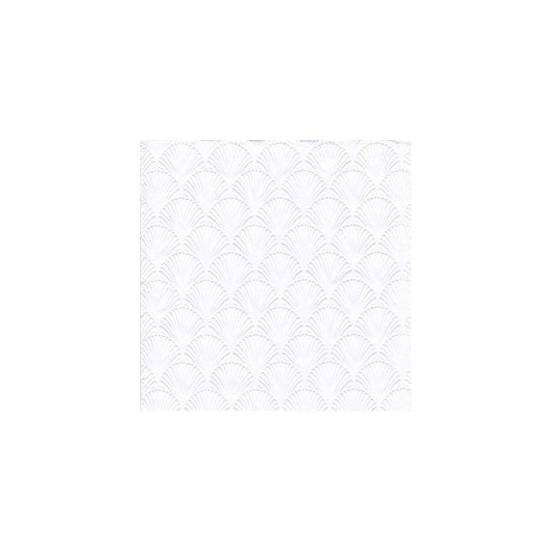 Ihr frokostservietter - Manon white -  16 stk