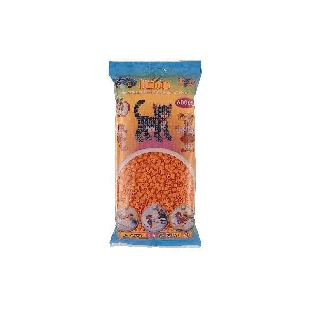 Hamaperler - Midi - 6000 stk - Abrikos