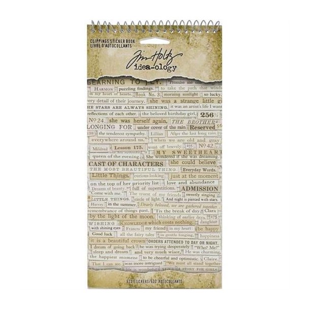 Tim Holtz  - Idea-Ology - Clipping Sticker Book
