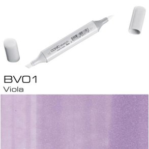 Copic Sketch - BV01 - Viola - M�ngderabat, 10 stk. 550,- el. 25 stk. 1250,-
