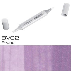 Copic Sketch - BV02 - Prune - M�ngderabat, 10 stk. 550,- el. 25 stk. 1250,-