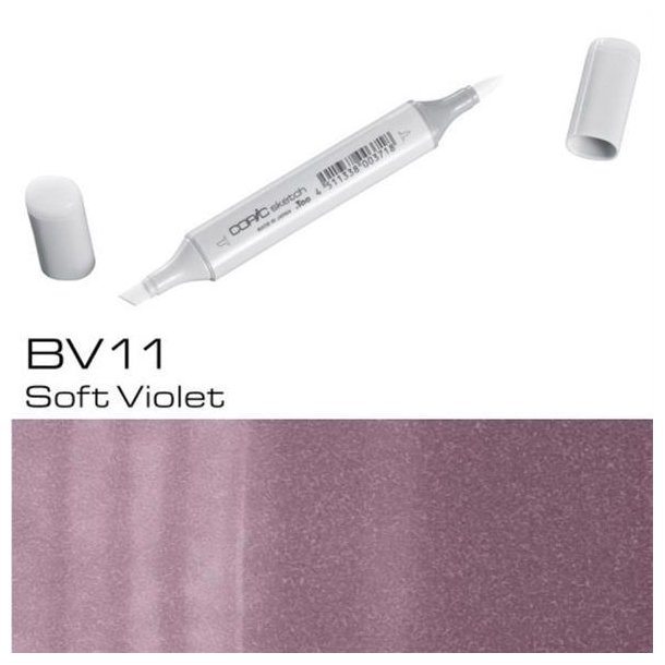 Copic Sketch - BV11 - Soft Violet - Mængderabat, 10 stk. 550,- el. 25 stk. 1250,-