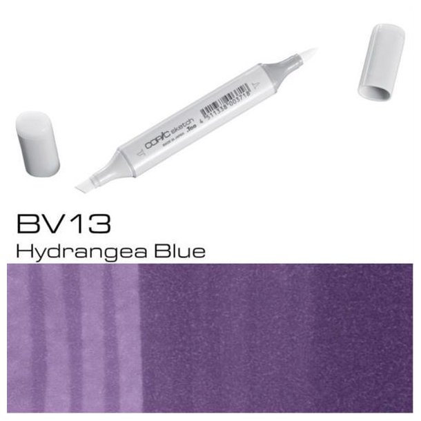 Copic Sketch - BV13 - Hydranga Blue - Mængderabat, 10 stk. 550,- el. 25 stk. 1250,-