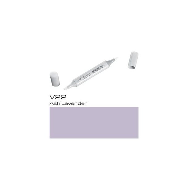 Copic Sketch - V22 - Ash Lavender - Mængderabat, 10 stk. 550,- el. 25 stk. 1250,-