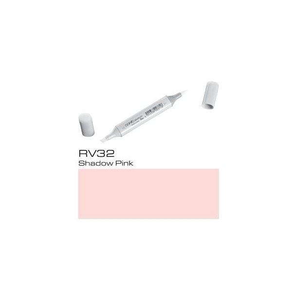 Copic Sketch - RV32 - Shadow Pink - Mængderabat, 10 stk. 550,- el. 25 stk. 1250,-