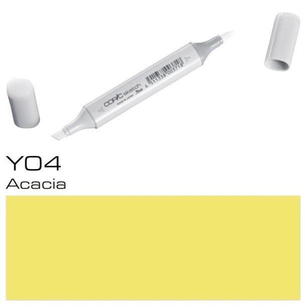 Copic Sketch - Y04 - Acacia - Mængderabat, 10 stk. 550,- el. 25 stk. 1250,-