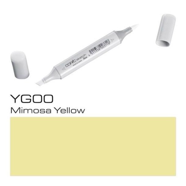 Copic Sketch - YG00 - Mimosa Yellow - Mængderabat, 10 stk. 550,- el. 25 stk. 1250,-