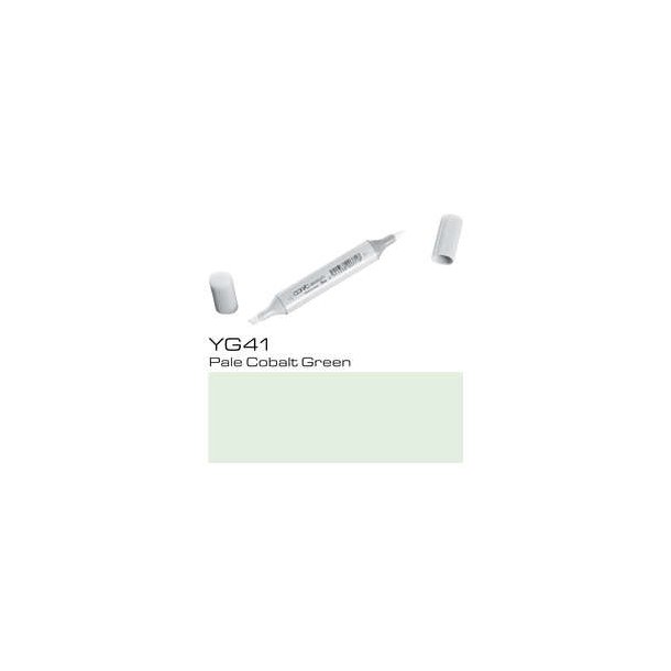Copic Sketch - YG41 - Pale Cobalt Green - Mngderabat, 10 stk. 550,- el. 25 stk. 1250,-