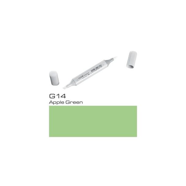 Copic Sketch - G14 - Apple Green - Mængderabat, 10 stk. 550,- el. 25 stk. 1250,-