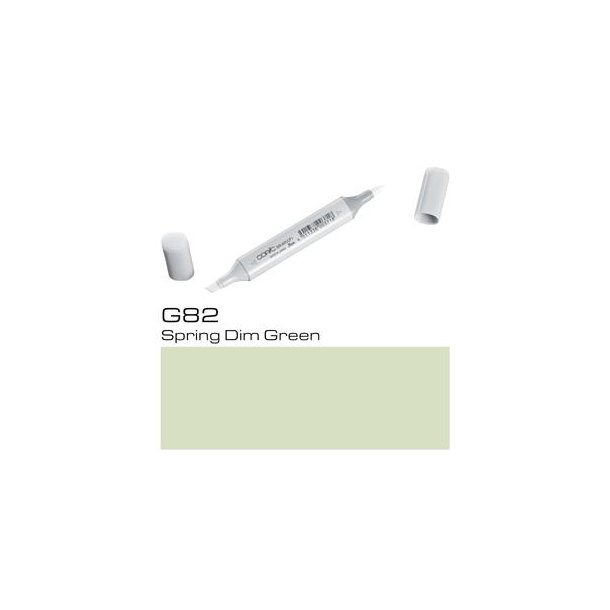 Copic Sketch - G82 - Spring Dim Green - Mængderabat, 10 stk. 550,- el. 25 stk. 1250,-