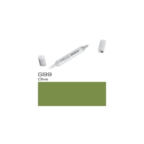 Copic Sketch - G99 - Olive - Mængderabat, 10 stk. 550,- el. 25 stk. 1250,-
