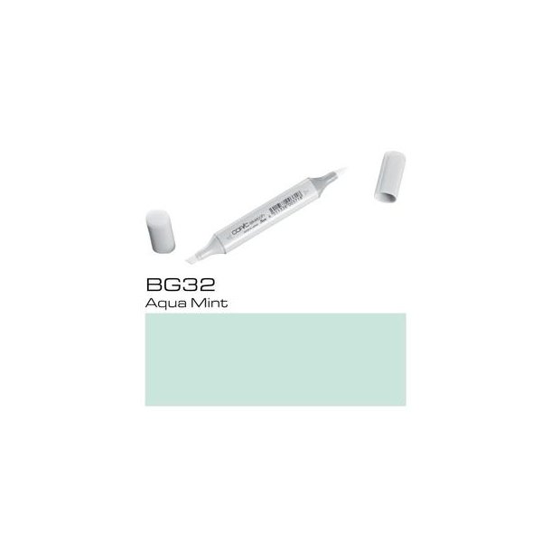 Copic Sketch - BG32 - Aqua Mint - Mængderabat, 10 stk. 550,- el. 25 stk. 1250,-