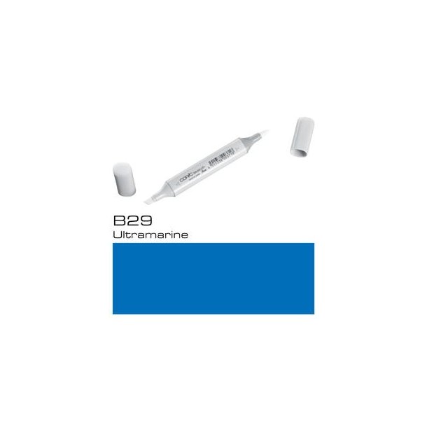 Copic Sketch - B29 - Ultramarine - Mængderabat, 10 stk. 550,- el. 25 stk. 1250,-