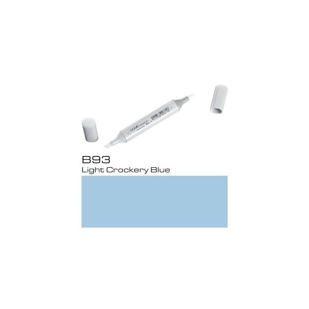 Copic Sketch - B93 - Light Crokery Blue - Mængderabat, 10 stk. 550,- el. 25 stk. 1250,-