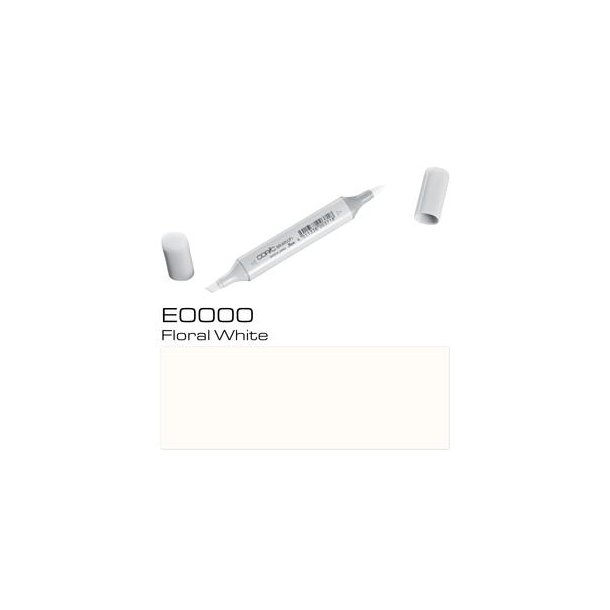 Copic Sketch - E0000 - Floral White - Mængderabat, 10 stk. 550,- el. 25 stk. 1250,-