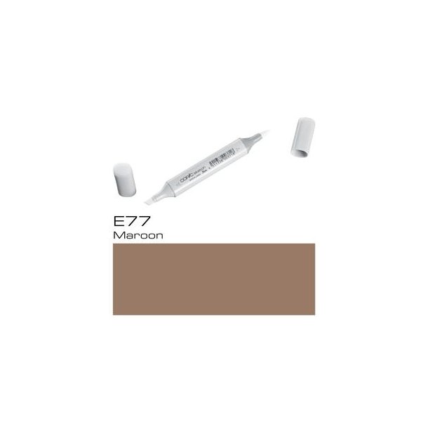 Copic Sketch - E77 - Maroon - Mængderabat, 10 stk. 550,- el. 25 stk. 1250,-