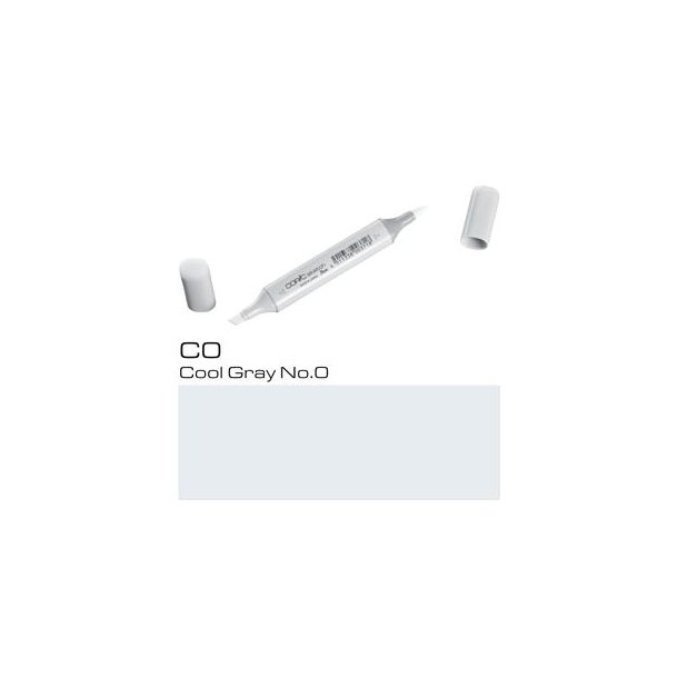 Copic Sketch - C-0 - Cool Grey No.0 - MÆNGDERABAT, 10 STK. 550,- EL. 25 STK. 1250,-