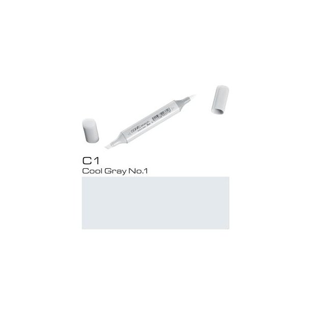 Copic Sketch - C-1 - Cool Grey No.1 - MÆNGDERABAT, 10 STK. 550,- EL. 25 STK. 1250,-