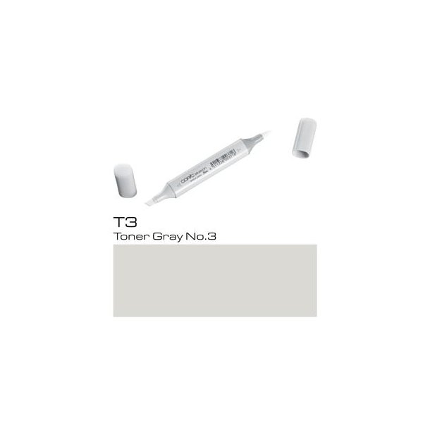 Copic Sketch - T-3 - Toner Gray No.3 - MÆNGDERABAT, 10 STK. 550,- EL. 25 STK. 1250,-