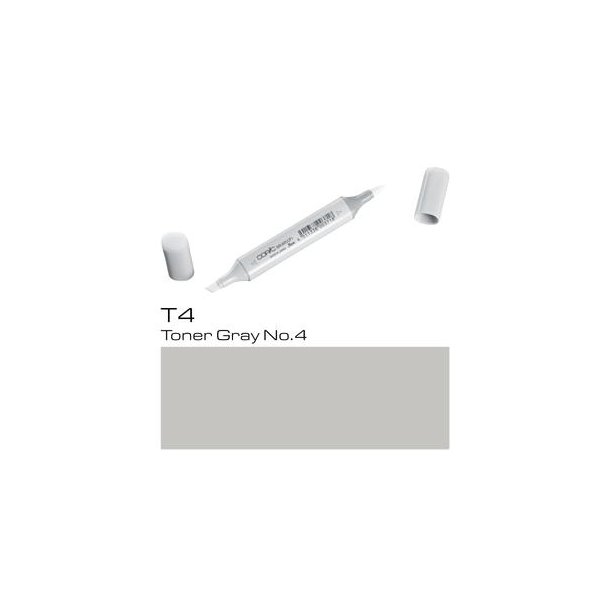 Copic Sketch - T-4 - Toner Gray No.4 - MÆNGDERABAT, 10 STK. 550,- EL. 25 STK. 1250,-