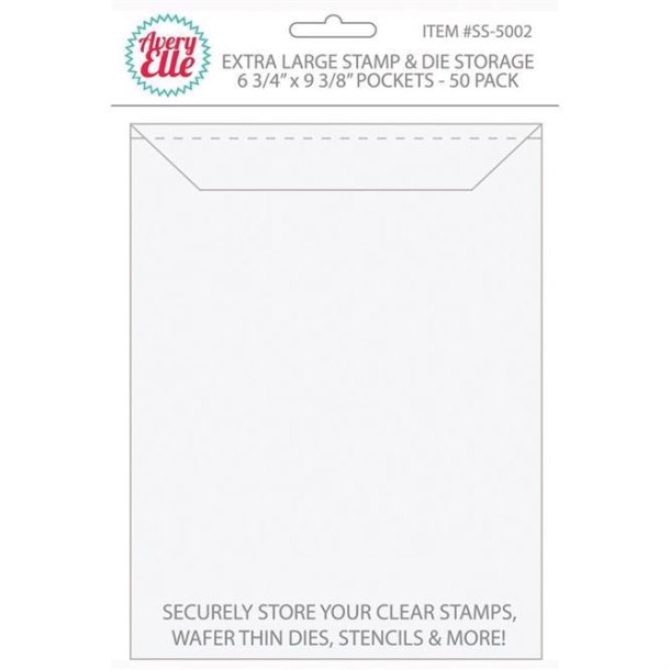 Avery Elle - Extra Large Stamp & Die Storage - 6 3/4 x 9 3/8 - 50 stk.