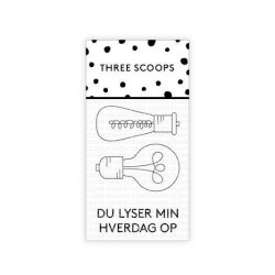 Three Scoops - Stempel - Du lyser min hverdag op - TSSL1102