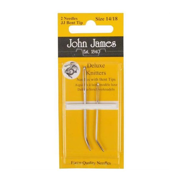 John James Nle - Deluxe Knitters - Size 14 / 18 - JJ Bent Tip