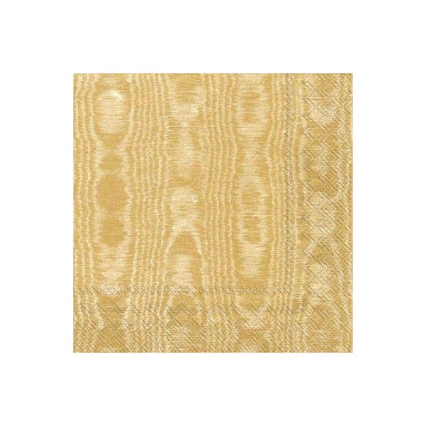Ihr frokostservietter - Moiree Gold - Guld - 20 stk