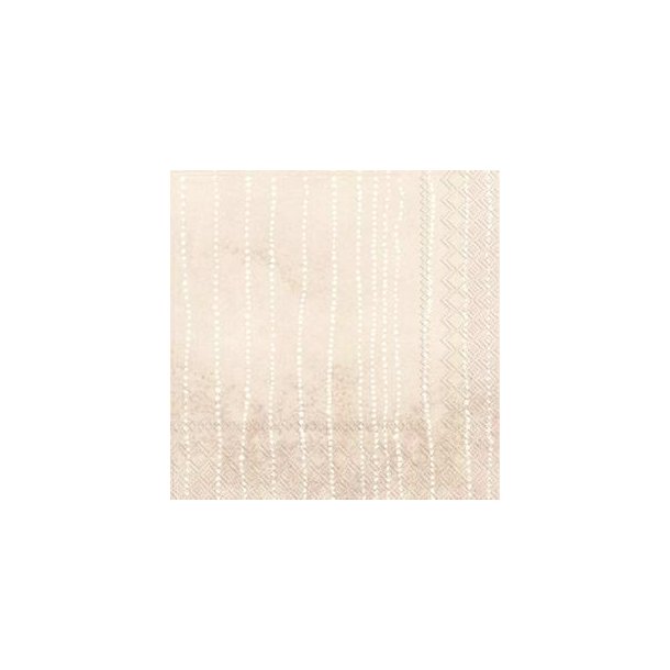 Ihr frokostservietter - Lots of Dots - Sand - 20 stk
