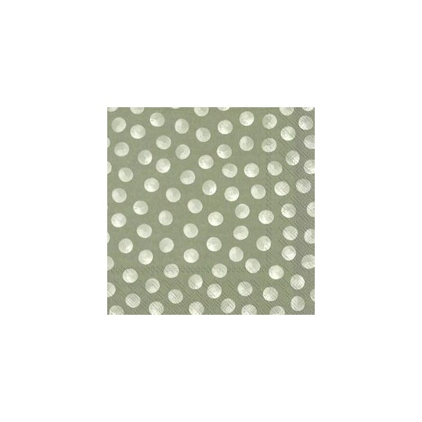 Ihr frokostservietter - Piggy Dots - Grn - 20 stk