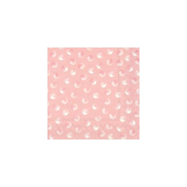IHR - Frokostservietter - Piggy Dots - Rose - 20 stk