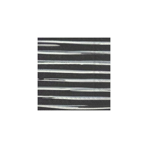 Ihr frokostservietter - Quito - Sort - 20 stk