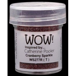 WOW - Embossing Powder - Cranberry Sparkle