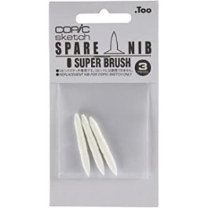 Copic Sketch - Super brush - Spare nib - 3 stk