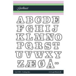 Gavlhusets Design - Die - Store bogstaver