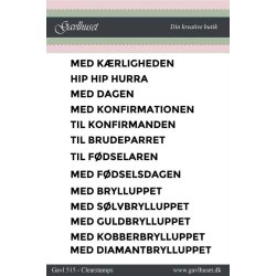 Gavlhusets Design - Stempel - Tekster 2