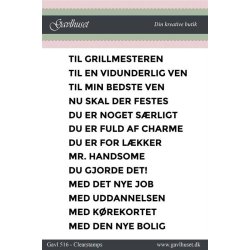 Gavlhusets Design - Stempel - Tekster 3