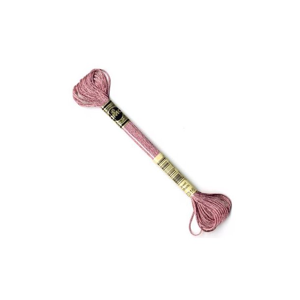 DMC Broderigarn - Nr E316 - Metallic Pink Amethyst - 8 m.