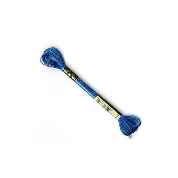 DMC Broderigarn - Nr E3843 - Metallic Light Blue Sapphire - 8 m.