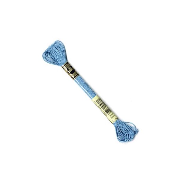 DMC Broderigarn - Nr E334 - Metallic Blue Topaz - 8 m.
