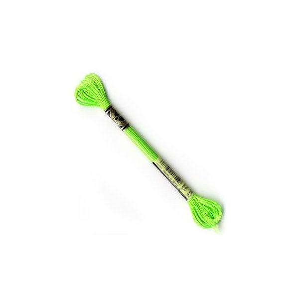 DMC Broderigarn - Nr E990 - Neon Grn - 8 m.