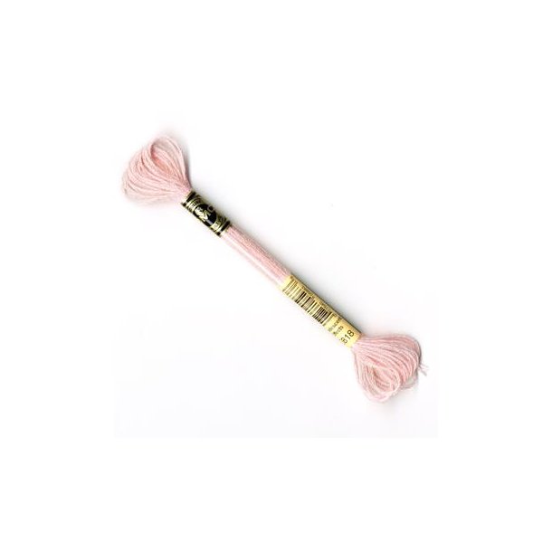 DMC Broderigarn - Nr E818 - Perlemor - Soft Pink - 8 m.