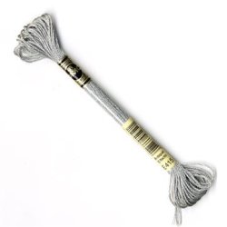 DMC Broderigarn - Nr E415 - Perlemor - Tin - 8 m.