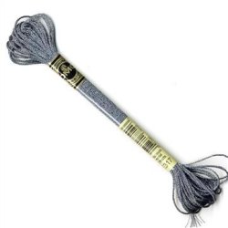 DMC Broderigarn - Nr E317 - Perlemor - Titanium - 8 m.