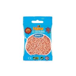 Hamaperler - Mini - 2000 stk - Lys fersken
