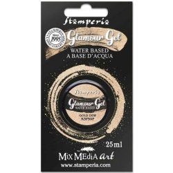 Stamperia - Glamour Gel - Gold Dew / Guld