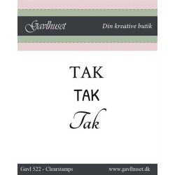 Gavlhusets Design - Stempel - Tak